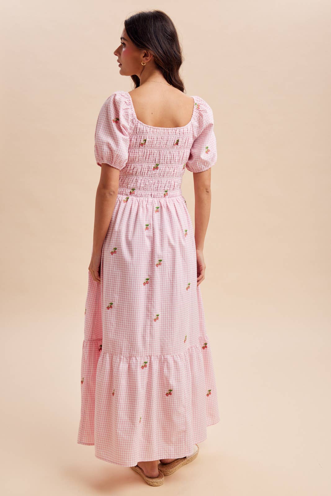 Gingham Fields Maxi Dress