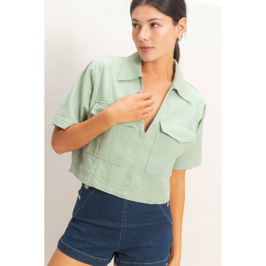 Modern Muse Top *Sage