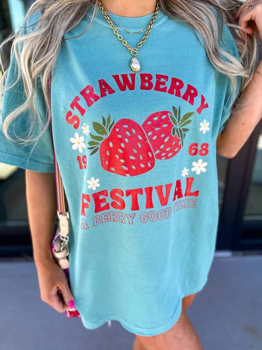 Strawberry Festival Graphic Tee *S-3XL*